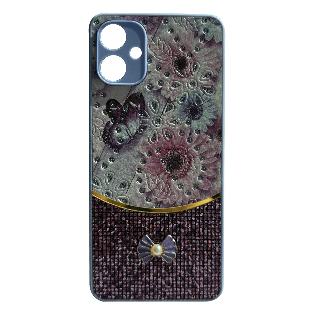 Sparkle Glitter Bling Phone Case in Purple With Colorful Cover For Galaxy A06 - Shockproof & Reliable | CELL DEMAND Official
