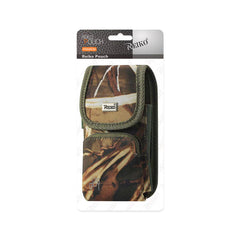 Vertical Rugged Pouch With Velcro And Belt Clip In Camouflage (6.1X3.2X0.7 Inches) - Heavy Duty & Reliable | CELL DEMAND Official