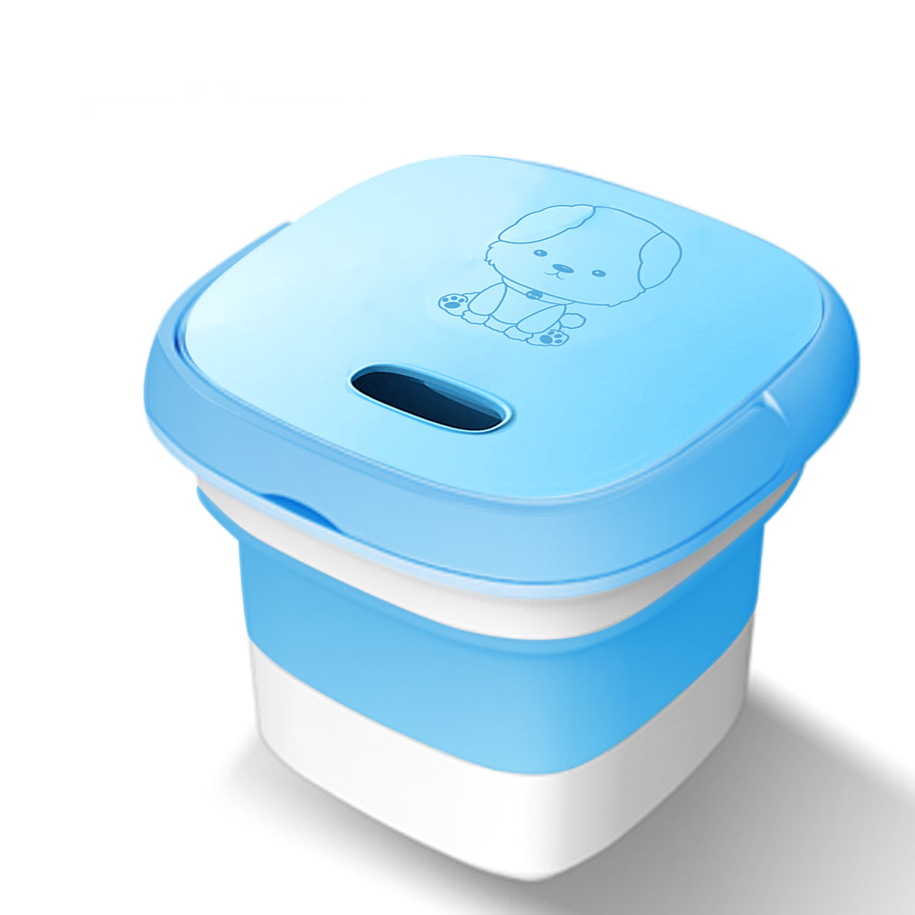 Semi-automatic Folding Mini Portable Washing Machine, Portable Mini Turbo In Blue - Durable & Reliable | CELL DEMAND Official