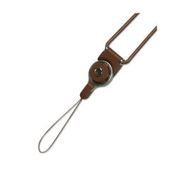 LONG LANYARD STRAP WITH CLIP IN BROWN - Ultra-Slim & Reliable | CELL DEMAND Official