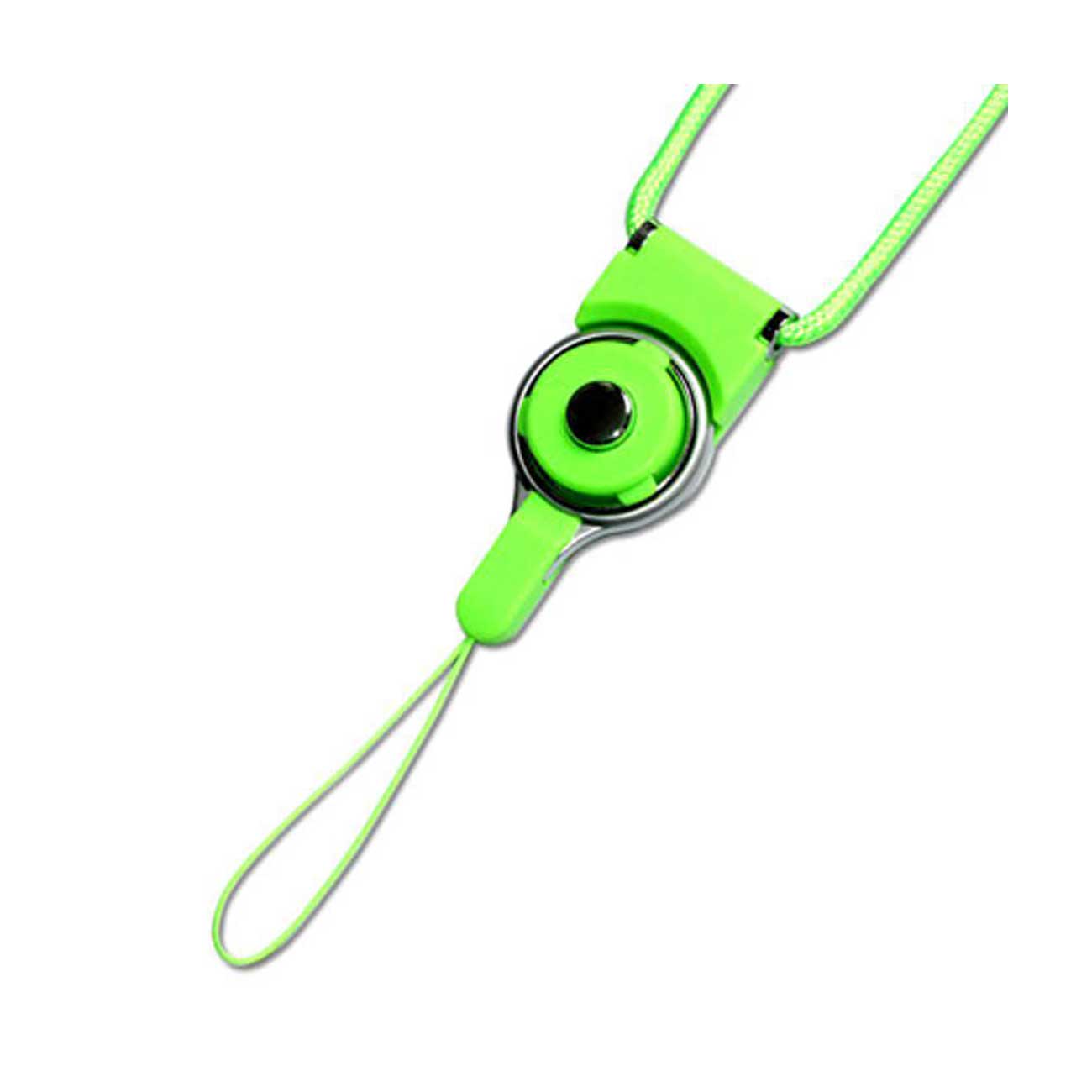 LONG LANYARD STRAP WITH CLIP IN GREEN - Ultra-Slim & Reliable | CELL DEMAND Official