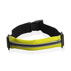 SPORTS STRETCH HIP WAIST PACK 7.87X1.77X1.77 INCHES INCHES IN YELLOW SWB01-UNIYL - Shockproof & Reliable | CELL DEMAND Official