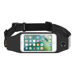RUNNING SPORT BELT FOR 5 INCHES DEVICE WITH TWO POCKETS IN BLACK (5x5 INCHES)(SWB03-UNI50BK) - Premium & Reliable | CELL DEMAND Official
