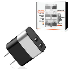 Dual Port USB Wall Charger/ Power Adapter/ Charging Block In Silver (12pcs) - Durable & Reliable | CELL DEMAND Official