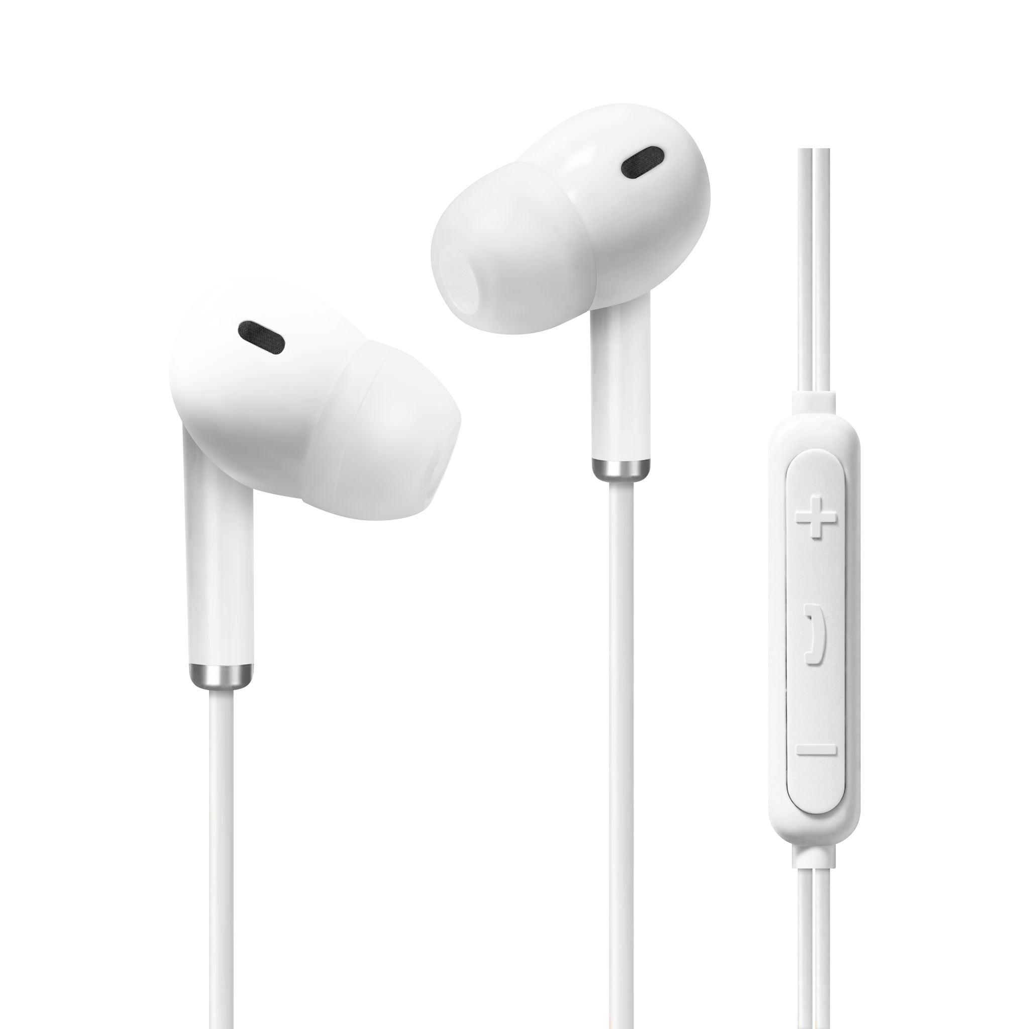 IN-EAR HEADPHONES WITH MIC FOR TYPE-C IN WHITE - Heavy Duty & Reliable | CELL DEMAND Official
