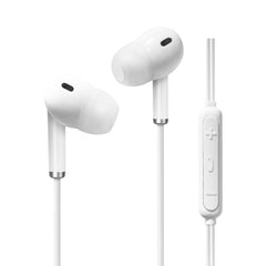 IN-EAR HEADPHONES WITH MIC FOR TYPE-C IN WHITE - Heavy Duty & Reliable | CELL DEMAND Official