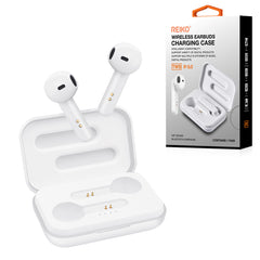 TWS Wireless Earbuds with Charging Case Macaron Finishing In White (BT-A57WH) - Ultra-Slim & Reliable | CELL DEMAND Official