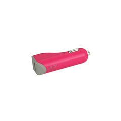 MICRO USB CAR CHARGER WITH DATA USB CABLE IN HOT PINK - Premium & Reliable | CELL DEMAND Official