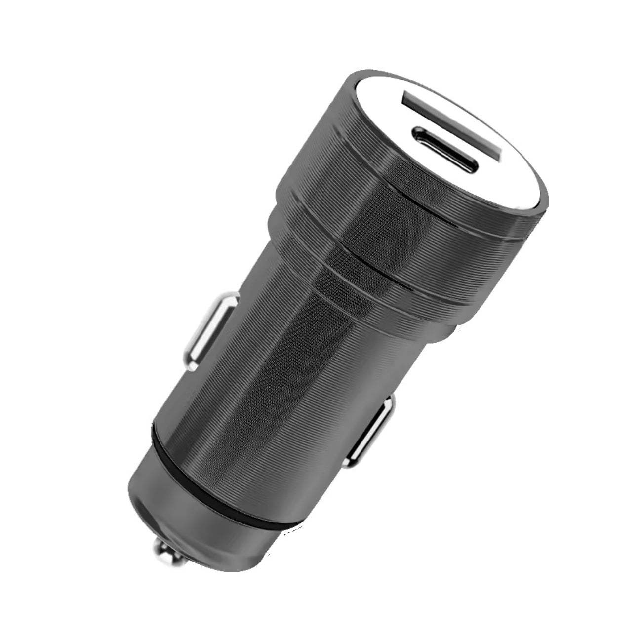Power Delivery Dual Ports of USB and Type-CCar Charger/ Adapter In Black (12pcs) - Shockproof & Reliable | CELL DEMAND Official