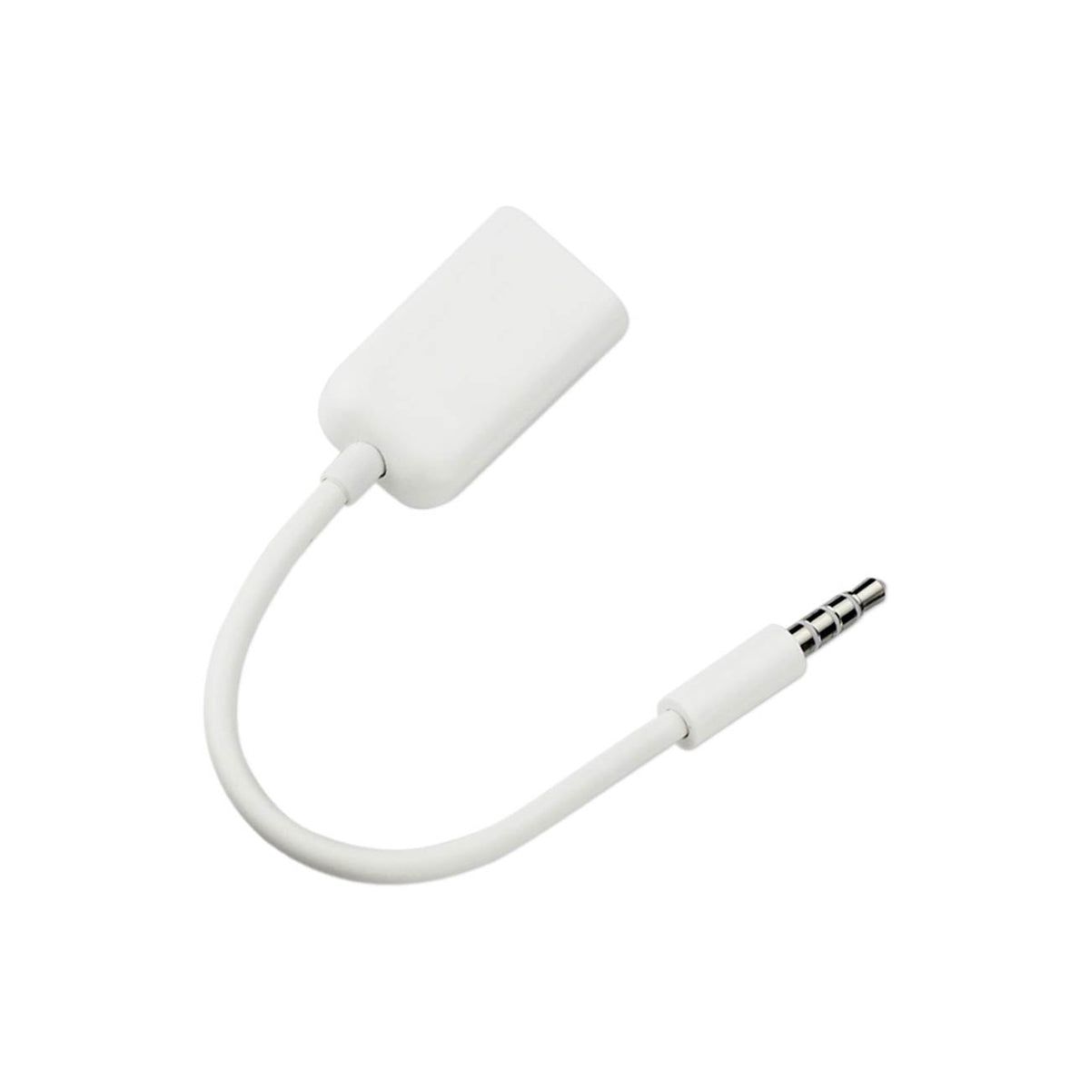MALE TO DUAL STEREO AUDIO CABLE 3.3FT IN WHITE - Heavy Duty & Reliable | CELL DEMAND Official