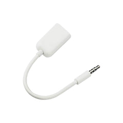 MALE TO DUAL STEREO AUDIO CABLE 3.3FT IN WHITE - Heavy Duty & Reliable | CELL DEMAND Official