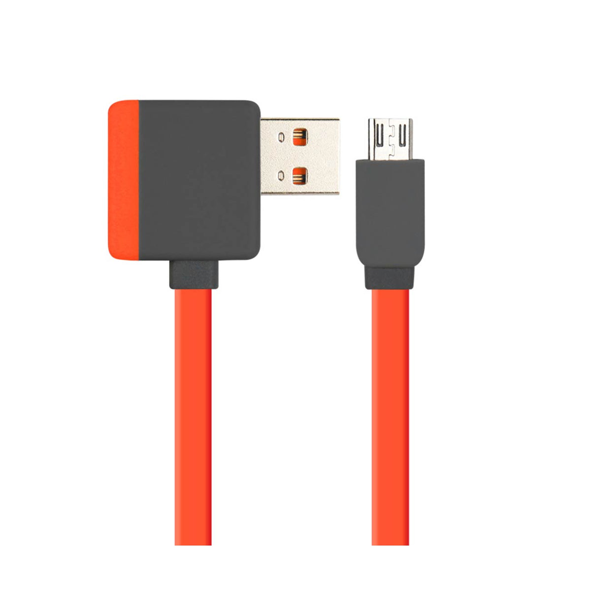 MICRO USB PIGGYBACK FLAT LIBERATOR USB CABLE 3.2FT IN RED - Durable & Reliable | CELL DEMAND Official