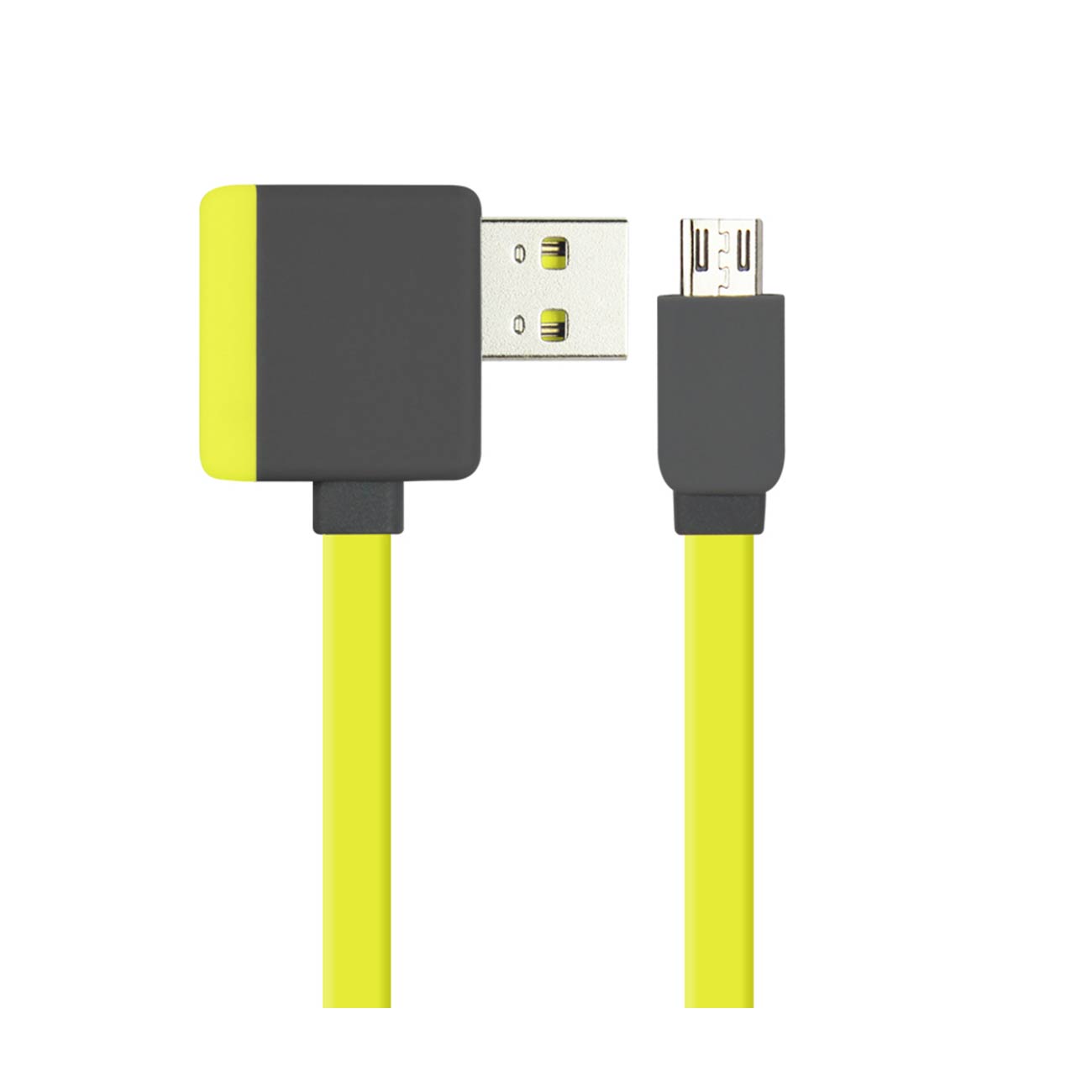 MICRO USB PIGGYBACK FLAT LIBERATOR USB CABLE 3.2FT IN YELLOW - Premium & Reliable | CELL DEMAND Official