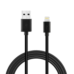 3.3FT PVC Material 8 PIN USB 2.0 Data Cable In Black And Simple Packaging-DC27A-8PBK - Heavy Duty & Reliable | CELL DEMAND Official