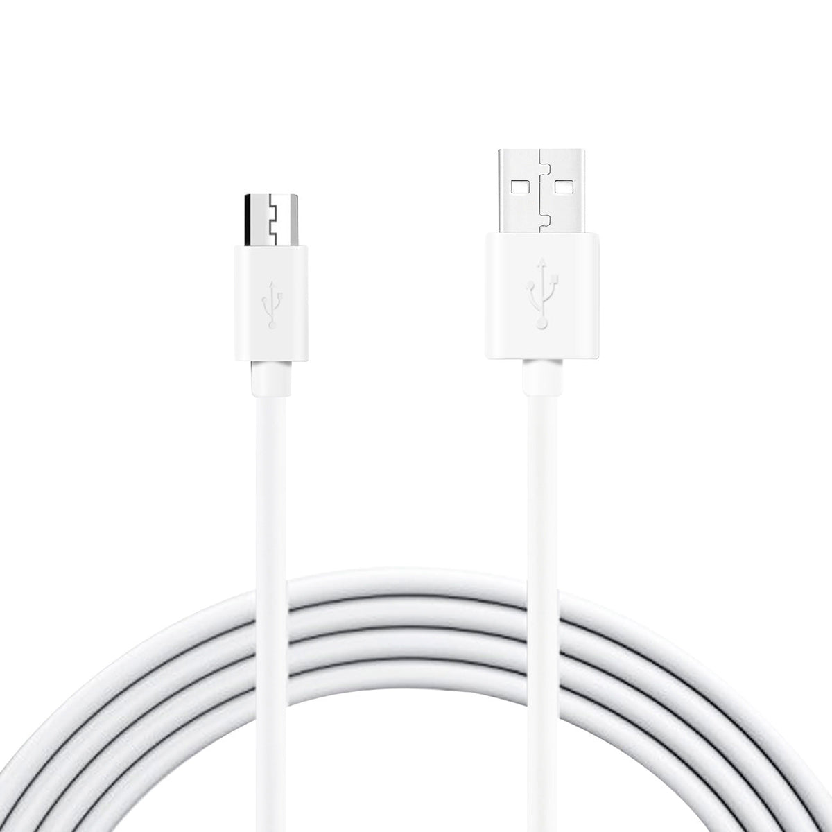 3.3FT PVC Material Micro USB 2.0 Data Cable In White And Simple Packaging-DC27A-MICROWH - Shockproof & Reliable | CELL DEMAND Official