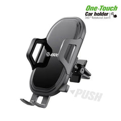 Universal Air Vent Car Mount Phone Holder only one touch to lock and release - Crystal Clear & Reliable | CELL DEMAND Official