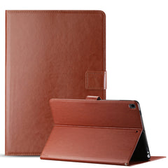 Leather Folio Cover Protective Case for 10.2" iPad 8 2020 or iPad 7 2019 In Brown - Heavy Duty & Reliable | CELL DEMAND Official