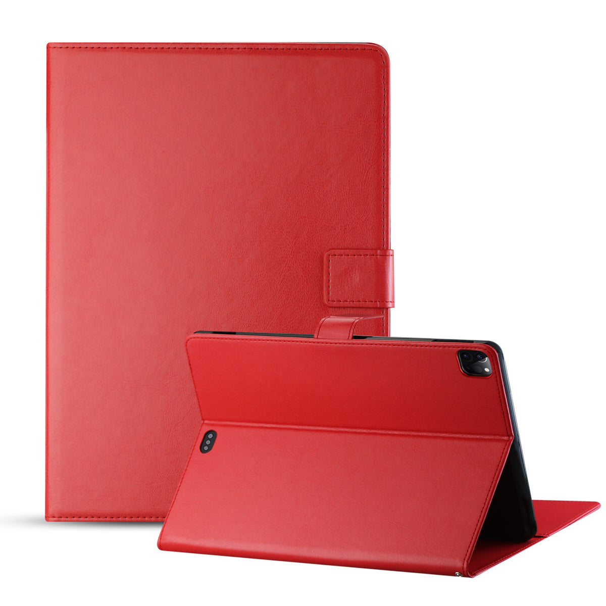 Leather Folio Cover Protective Case for 12.9" iPad Pro In Red - Ultra-Slim & Reliable | CELL DEMAND Official