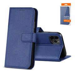 IPHONE 11 PRO Compatible APPLE IPHONE 11 PRO 3-In-1 Wallet Case In BLUE - Shockproof Protection by CELL DEMAND