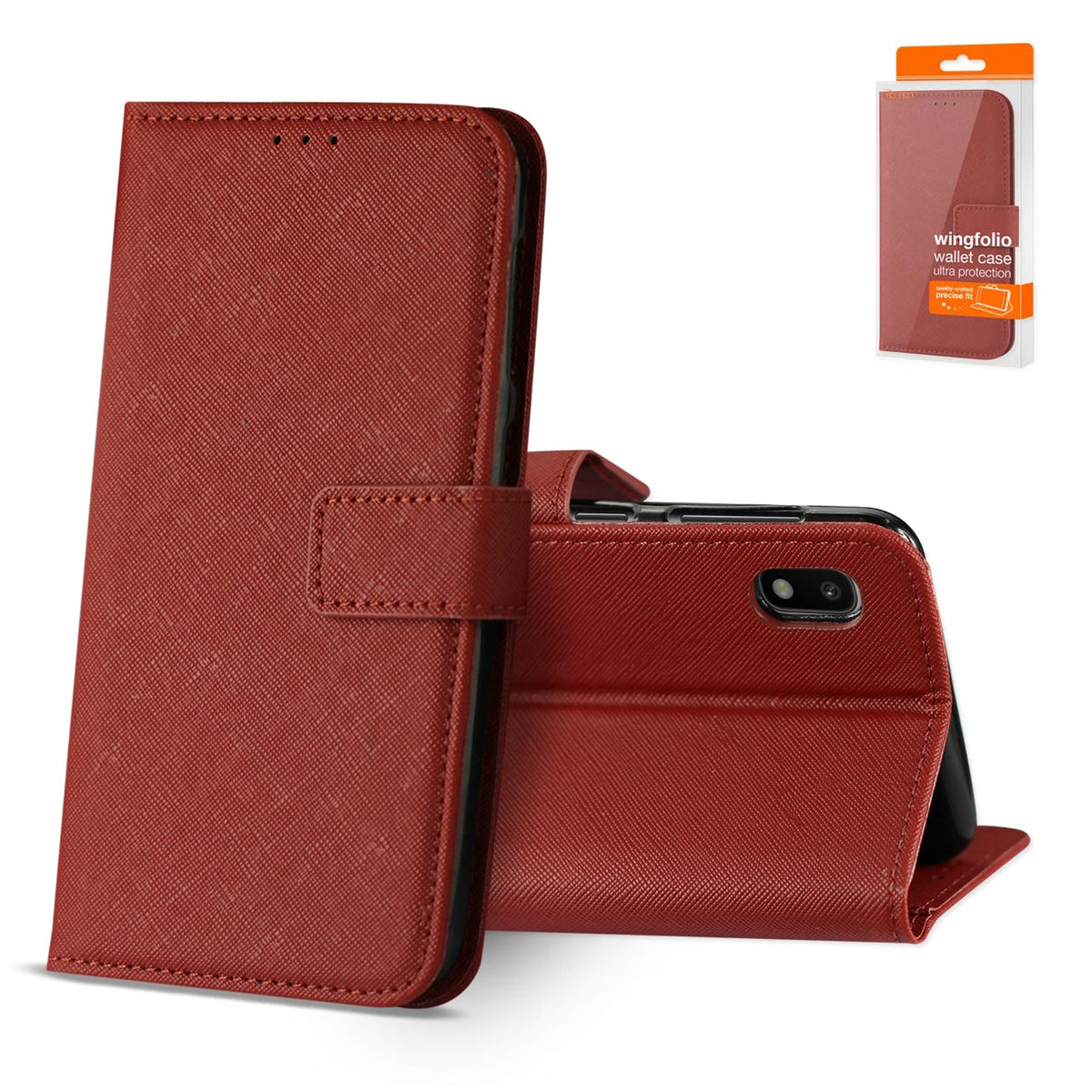 SAMSUNG GALAXY A10 3-In-1 Wallet Case In RED - Premium & Reliable | CELL DEMAND Official