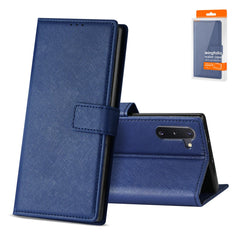 SAMSUNG GALAXY NOTE 10 3-In-1 Wallet Case In BLUE - Crystal Clear & Reliable | CELL DEMAND Official