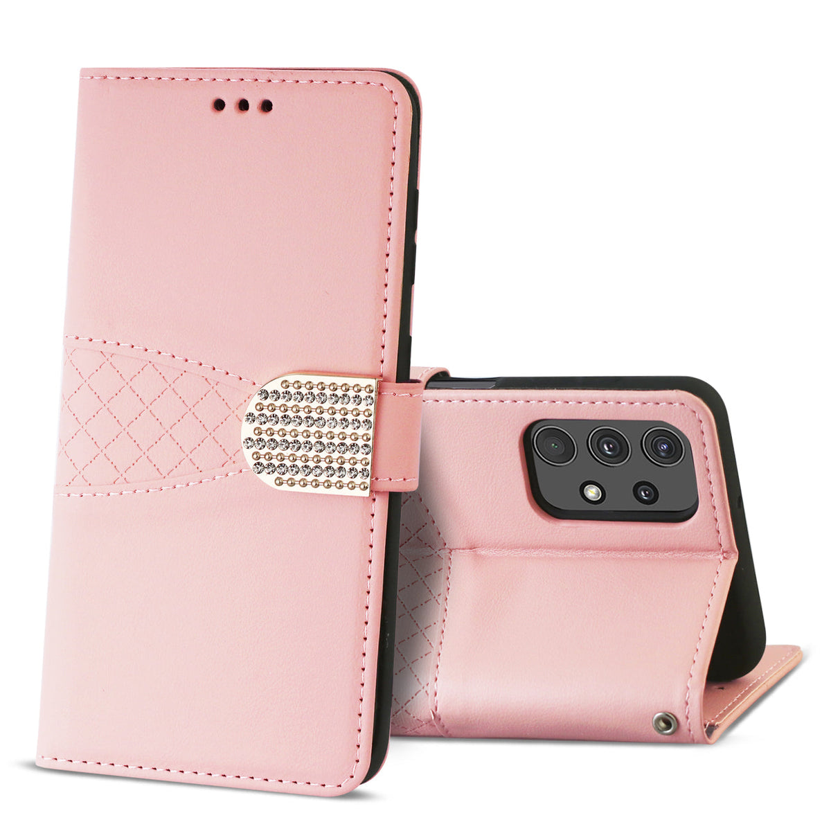 Samsung Galaxy A32 5G  3-In-1 Wallet Case In Pink - Durable & Reliable | CELL DEMAND Official