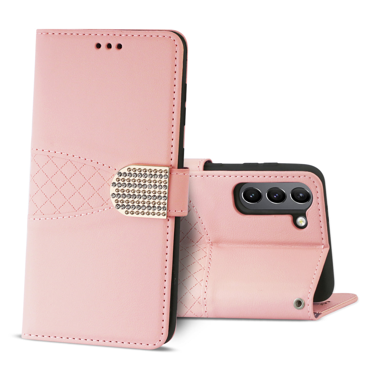 3-In-1 Wallet CaseSAMSUNG GALAXY S21/S30 In Pink - Durable & Reliable | CELL DEMAND Official