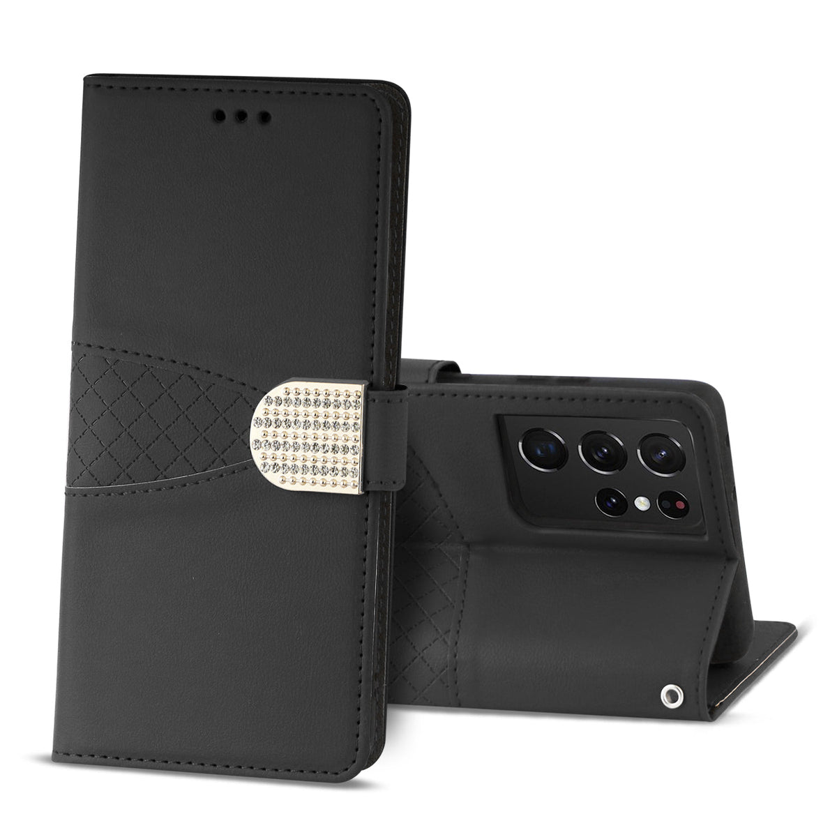 Samsung Galaxy S21 Ultra 3-In-1 Wallet Case In Black - Shockproof & Reliable | CELL DEMAND Official
