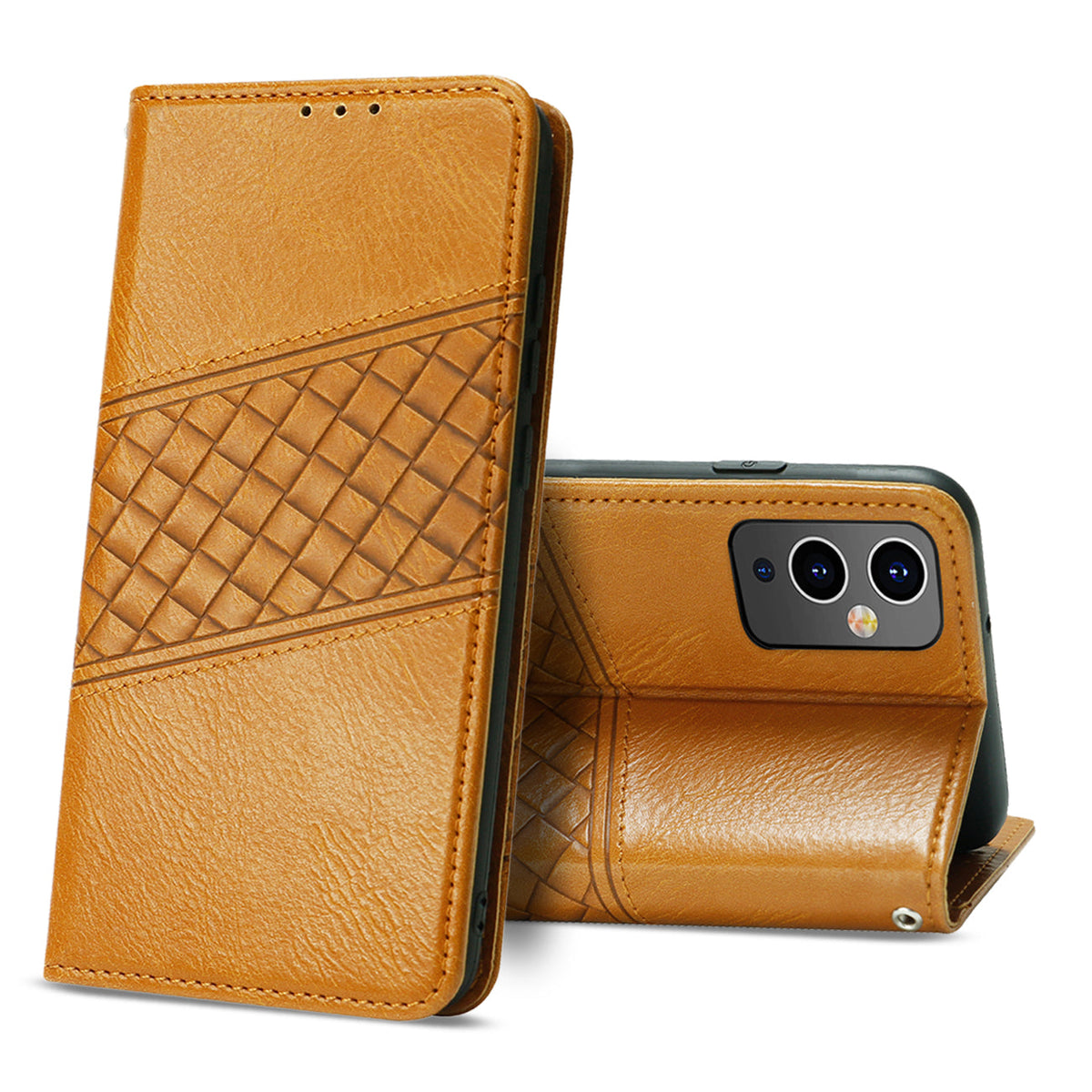 ONE PLUS 9 5G 3-In-1 Wallet Case In Brown - Crystal Clear & Reliable | CELL DEMAND Official