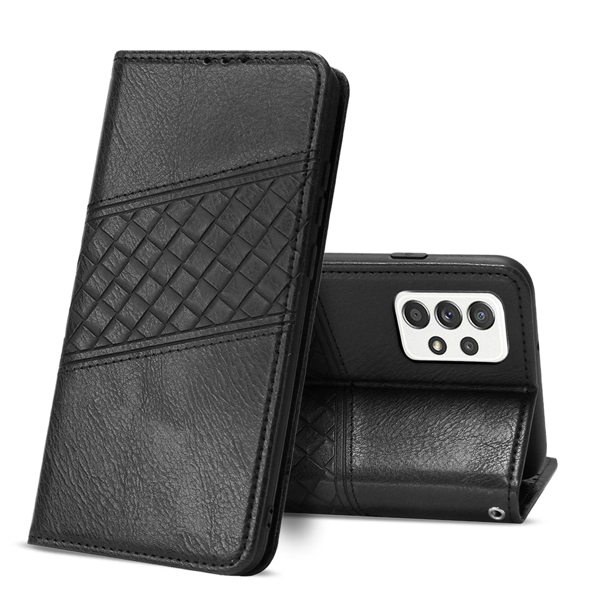 Samsung Galaxy A52/5G 3-In-1 Wallet Case In Black - Heavy Duty & Reliable | CELL DEMAND Official