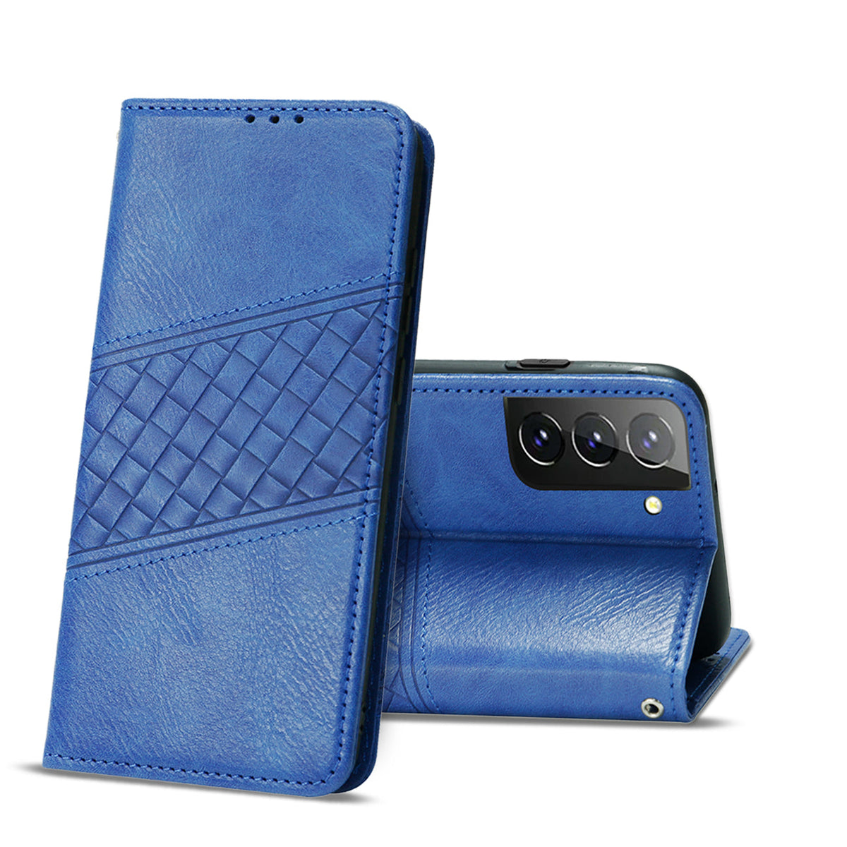 Samsung Galaxy S21 FE 3-In-1 Wallet Case In Blue (FC30-SAMS21FEBL) - Durable & Reliable | CELL DEMAND Official