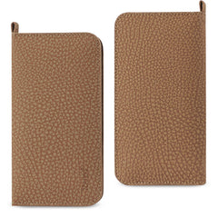IPHONE 6  Compatible UNIVERSAL WALLET PHONE CASE WITH SIDE POCKETS AND MAGNETIC FLAP FOR IPHONE 6 /6S (5.59X2.79X0.42 INCHES) IN BROWN (FC33-562804BR) - Ultra-Slim Protection by CELL DEMAND