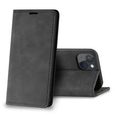 iPhone 13 Mini Compatible Magnetic wallet  Leather phone case For Apple iPhone 13 Mini (Black) (FC34-IPH13MINIBK) - Premium Protection by CELL DEMAND