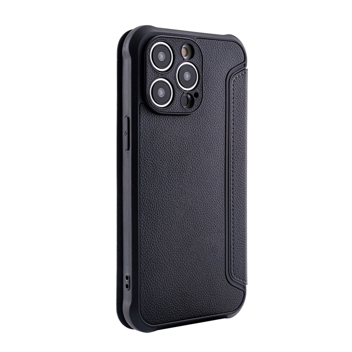 iPhone 14 Pro Compatible Magnetic wallet Leather phone case For Apple iPhone 14 Pro Max In Black (FC36-IPH14PROMAXBK) - Heavy Duty Protection by CELL DEMAND