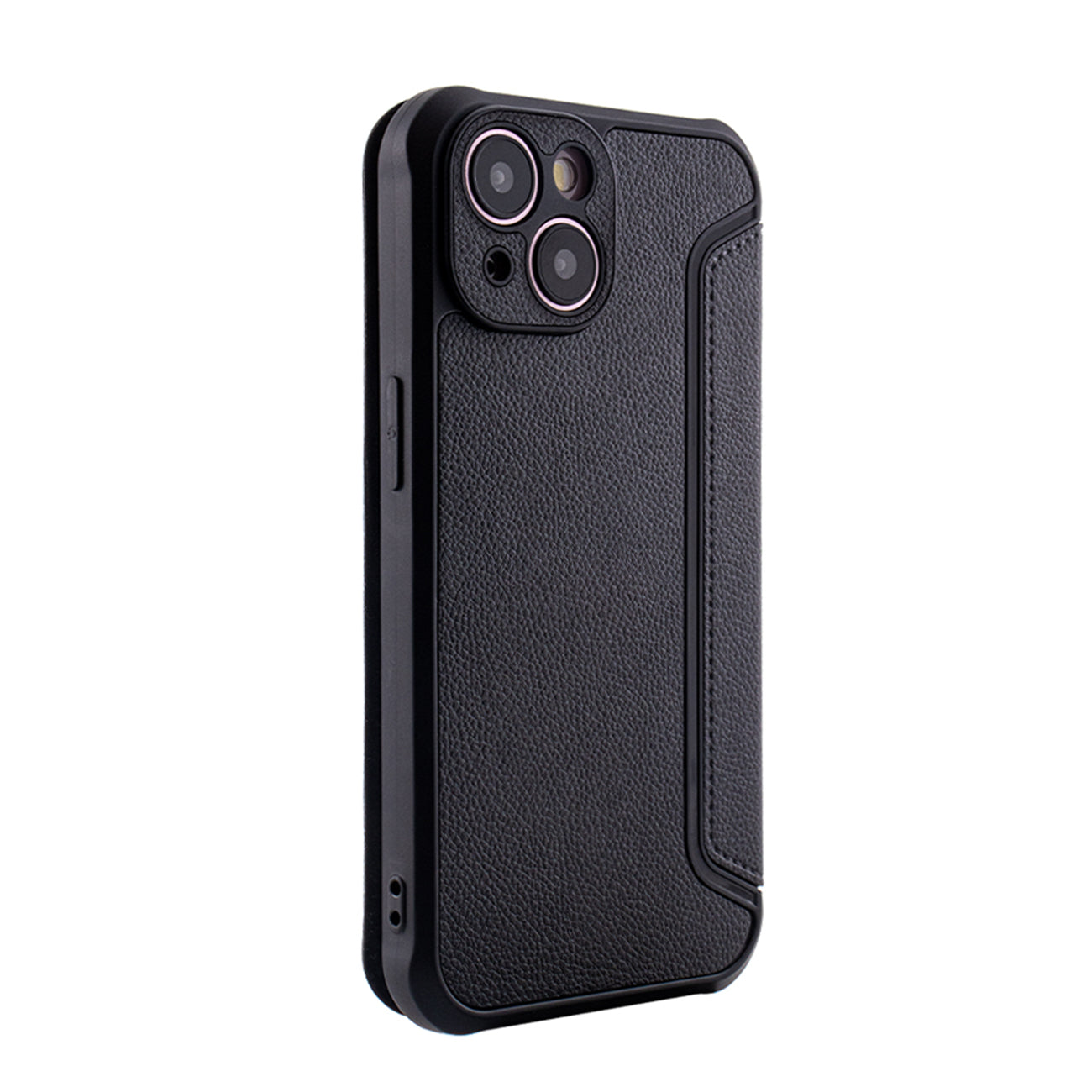 iPhone 15  Compatible Magnetic wallet Leather phone case For Apple iPhone 15 In Black (FC36-IPH15BK) - Ultra-Slim Protection by CELL DEMAND