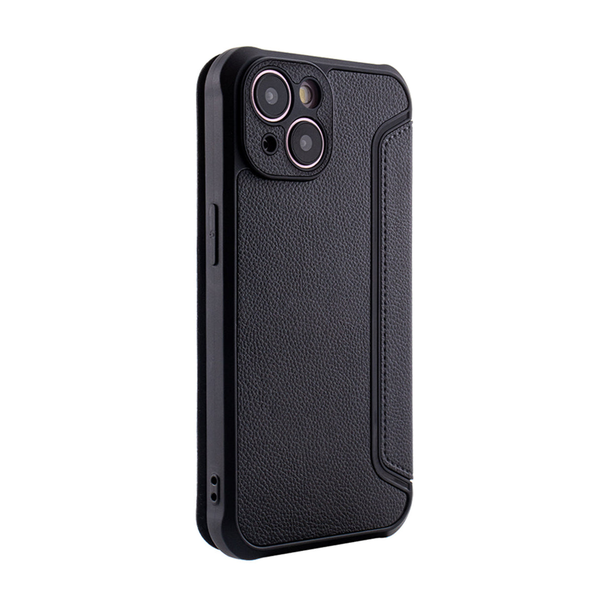 iPhone 15  Compatible Magnetic wallet Leather phone case For Apple iPhone 15 In Black (FC36-IPH15BK) - Ultra-Slim Protection by CELL DEMAND
