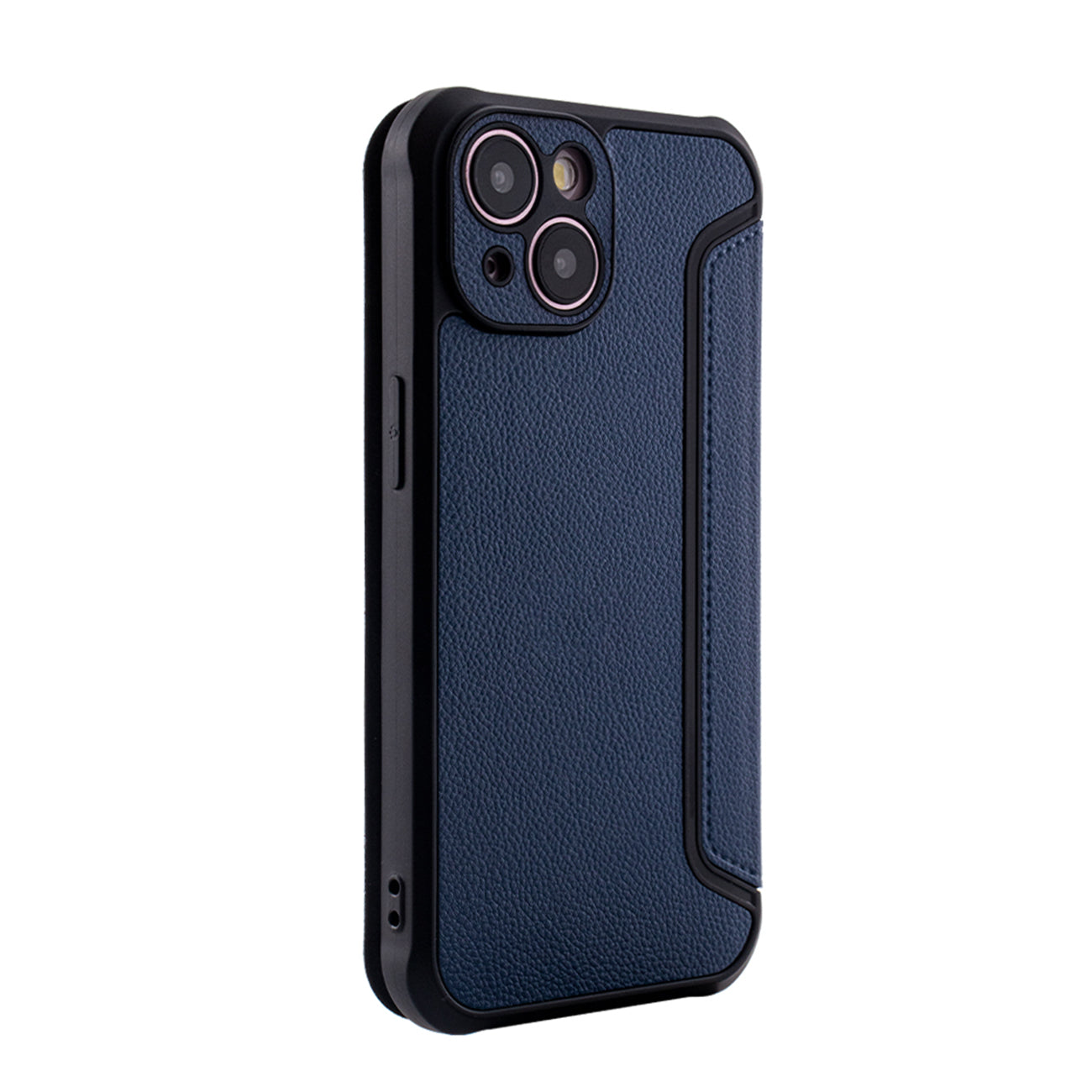 iPhone 15  Compatible Magnetic wallet Leather phone case For Apple iPhone 15 In Navy (FC36-IPH15NV) - Shockproof Protection by CELL DEMAND