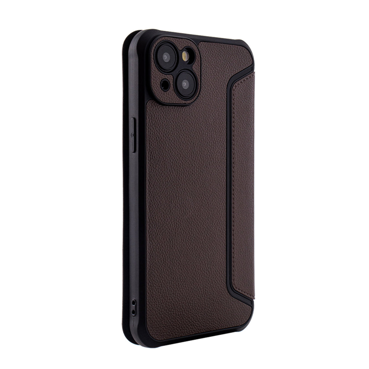 iPhone 15 PLUS Compatible Magnetic wallet Leather phone case For Apple iPhone 15 PLUS In Brown (FC36-IPH15PLUSBR) - Ultra-Slim Protection by CELL DEMAND