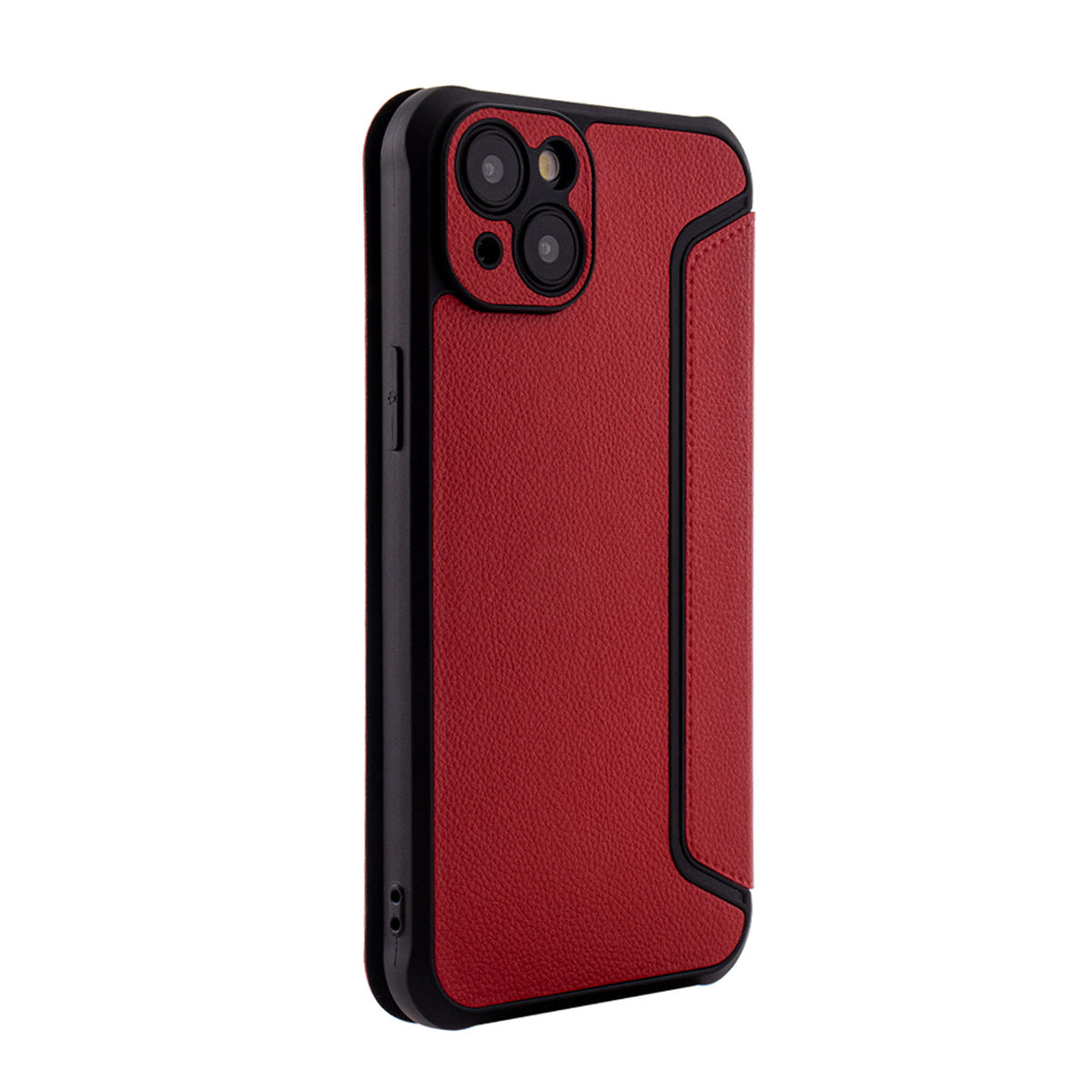 iPhone 15 PLUS Compatible Magnetic wallet Leather phone case For Apple iPhone 15 PLUS In Red (FC36-IPH15PLUSRD) - Durable Protection by CELL DEMAND