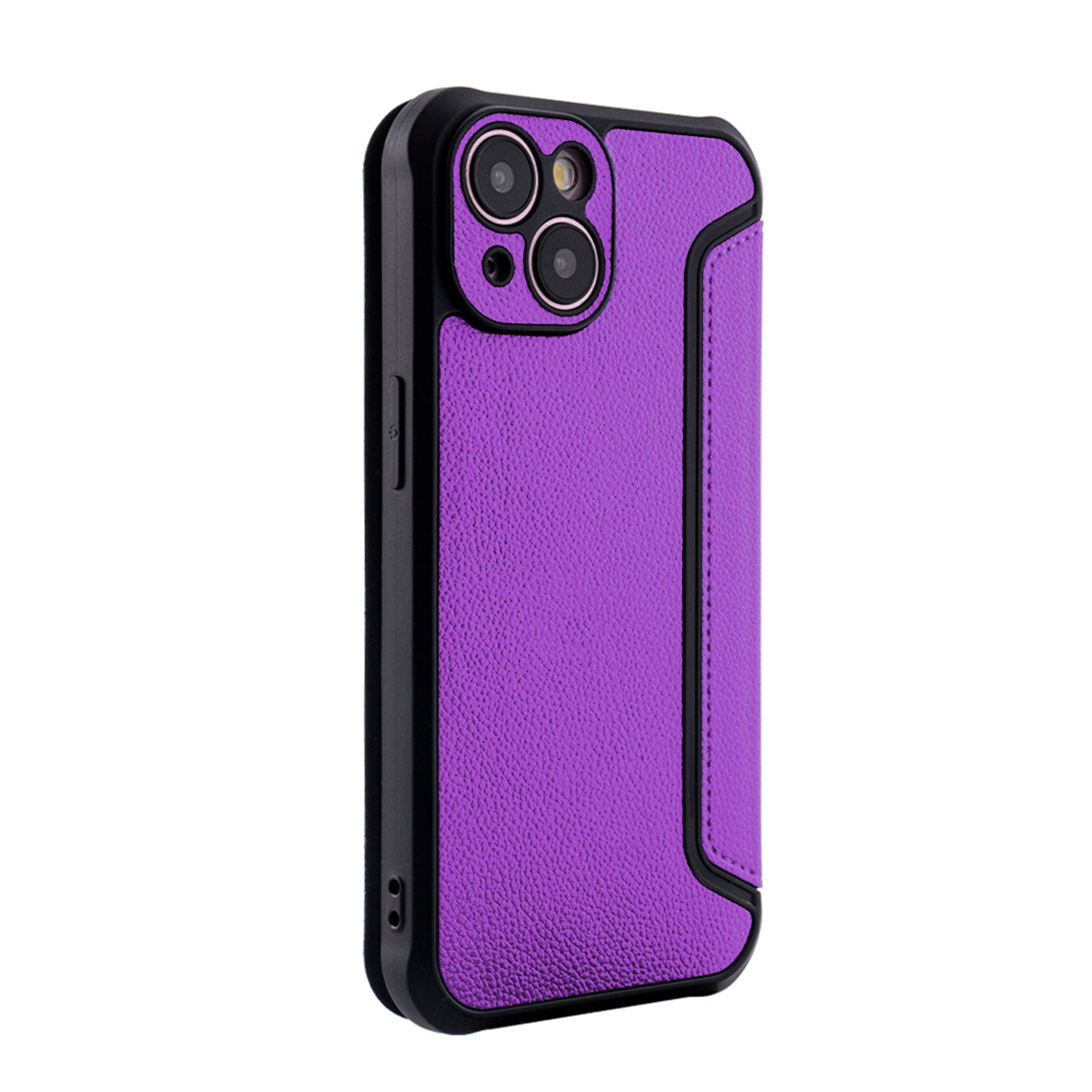 iPhone 15  Compatible Magnetic wallet Leather phone case For Apple iPhone 15 In Purple (FC36-IPH15PP) - Crystal Clear Protection by CELL DEMAND
