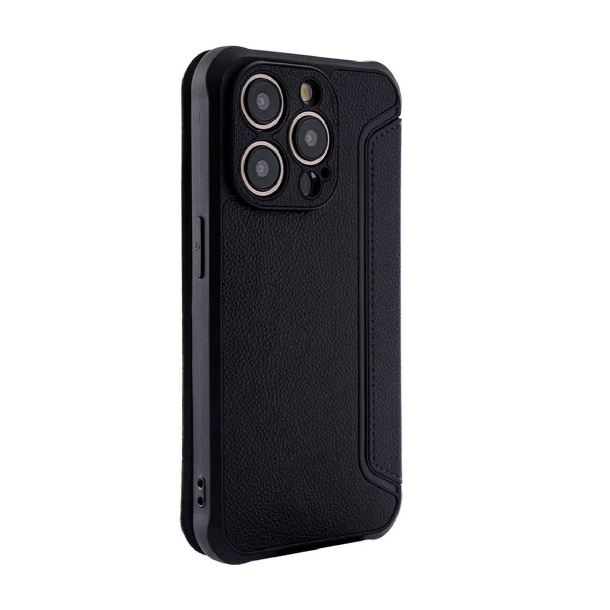iPhone 15 PRO Compatible Magnetic wallet Leather phone case For Apple iPhone 15 PRO In Black (FC36-IPH15PROBK) - Crystal Clear Protection by CELL DEMAND
