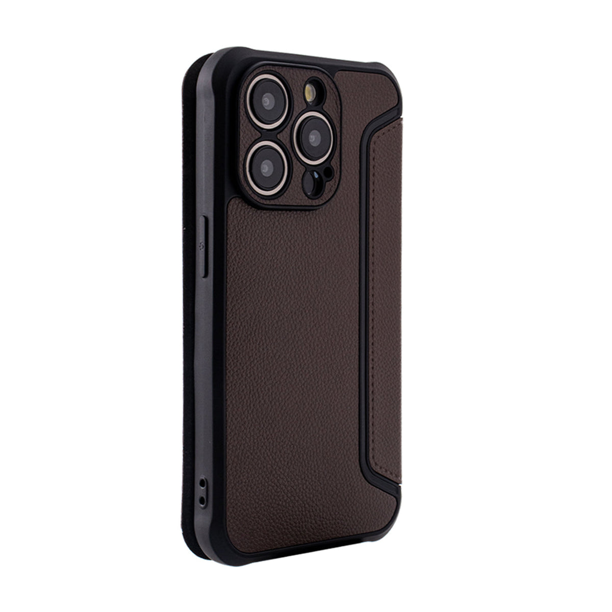 iPhone 15 PRO Compatible Magnetic wallet Leather phone case For Apple iPhone 15 PRO In Brown (FC36-IPH15PROBR) - Crystal Clear Protection by CELL DEMAND