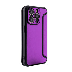 iPhone 15 PRO Compatible Magnetic wallet Leather phone case For Apple iPhone 15 PRO In Purple (FC36-IPH15PROPP) - Premium Protection by CELL DEMAND