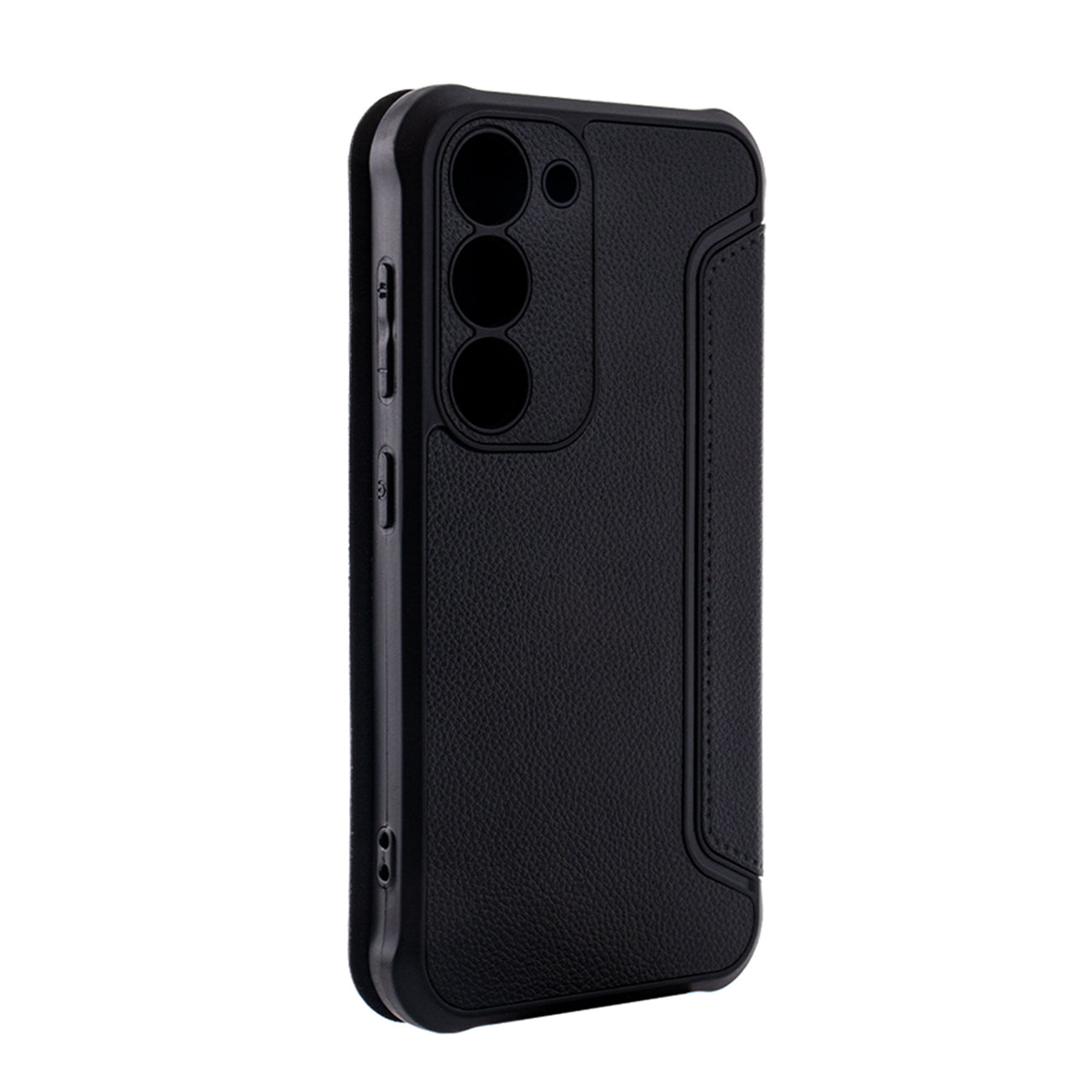 Magnetic wallet Leather phone case For Samsung Galaxy S23 Ultra In Black (FC36-SAMS23UBK) - Ultra-Slim & Reliable | CELL DEMAND Official
