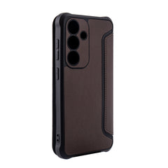 Magnetic wallet Leather phone case For Samsung Galaxy S24 In Brown (FC36-SAMS24BR) - Premium & Reliable | CELL DEMAND Official