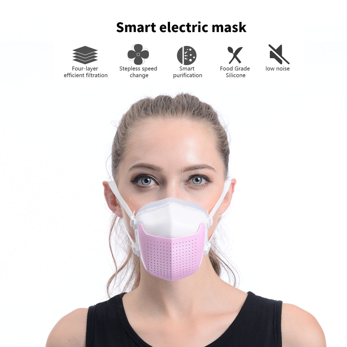 Smart Electric Mask with 4-Layer efficient filtration - Durable & Reliable | CELL DEMAND Official
