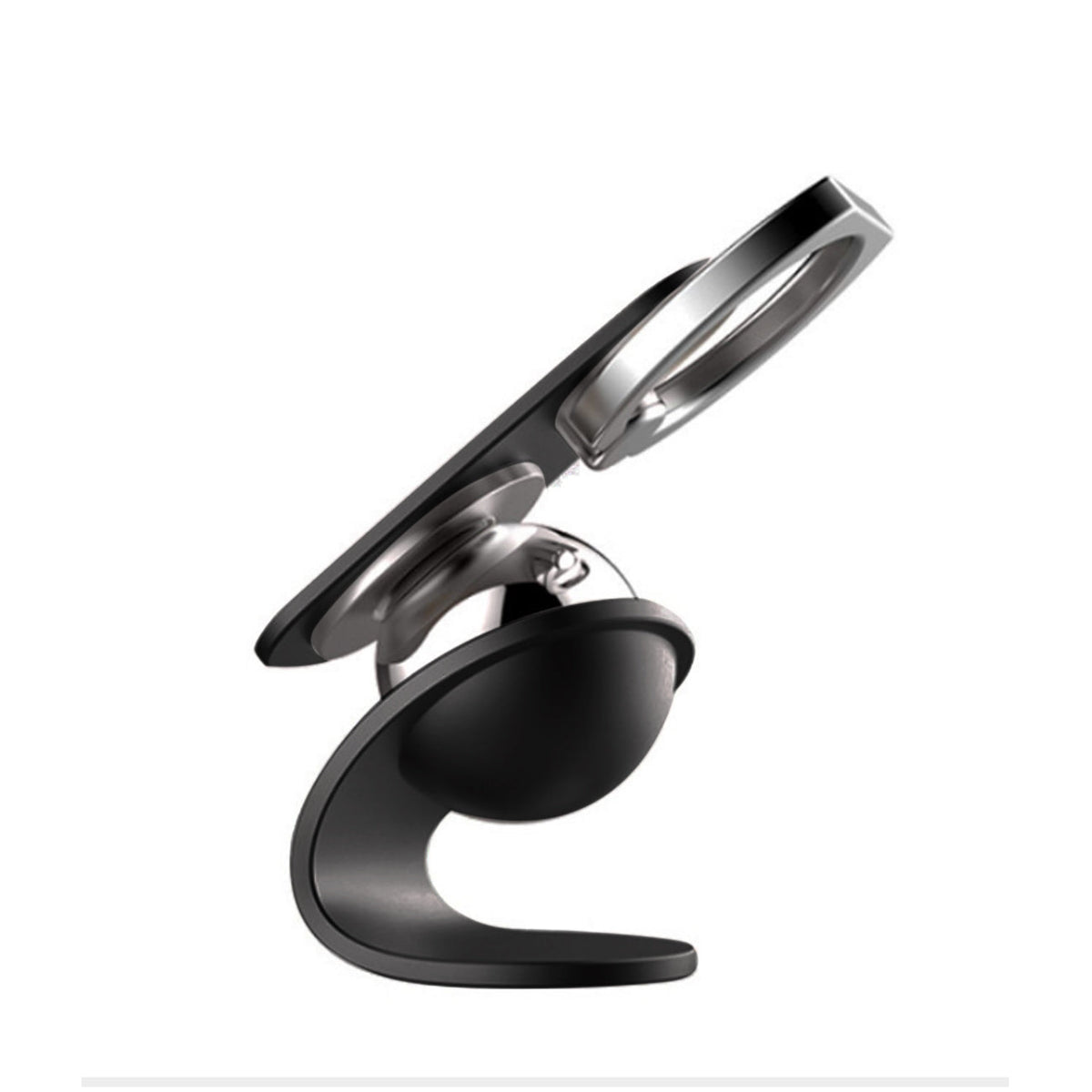 360 Degree Rotating Magnet Car Holder In Black  (HLD16-BK) - Shockproof & Reliable | CELL DEMAND Official