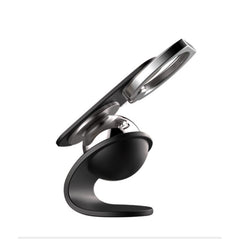 360 Degree Rotating Magnet Car Holder In Black  (HLD16-BK) - Shockproof & Reliable | CELL DEMAND Official