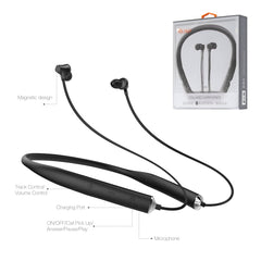 Universal Bluetooth Earphones Black HSBT1570-UNIBK - Ultra-Slim & Reliable | CELL DEMAND Official
