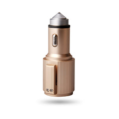 Quick Car Charger, 4.8A Dual USB Fast car charger with Life Guard Charge Technology In Gold - Shockproof & Reliable | CELL DEMAND Official